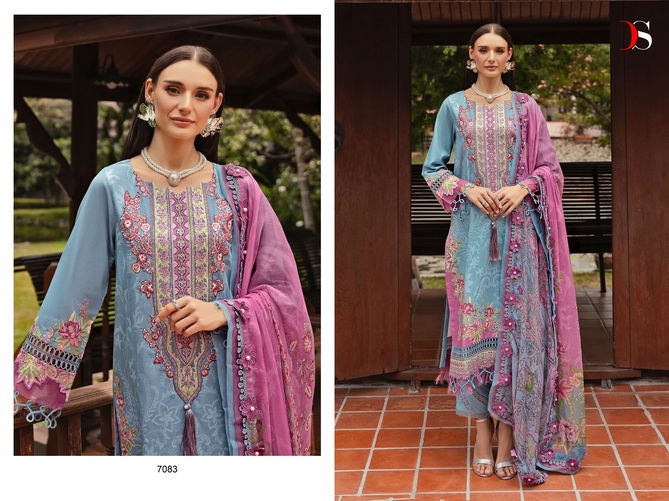 Bliss Lawn 24 Vol 2 By Deepsy Embroidery Patch Cotton Pakistani Suits Wholesale Price In Surat
